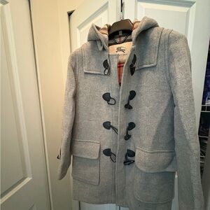 Burberry Plaid Lined Coat